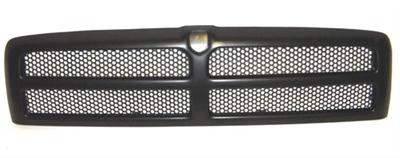 Black Replacement Grille Surround Mesh Inserts 94-01 Dodge Ram - Click Image to Close